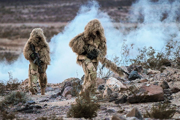 Chùm ảnh: Bộ binh Mỹ huấn luyện và tác chiến trên toàn thế giới